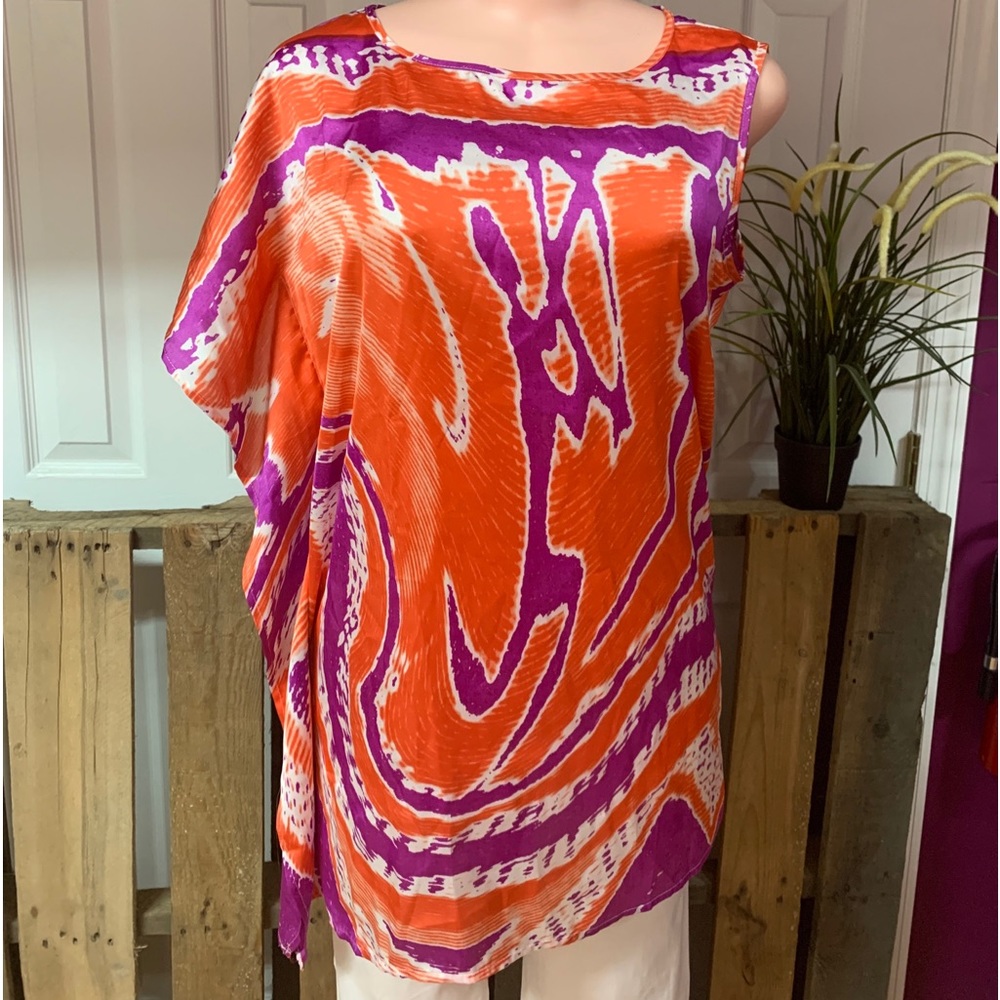 New With Tag Echo design Swimsuit Cover Up Tunic Dress Sz Small Retail $ 68.00